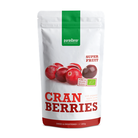 Gedroogde cranberries
