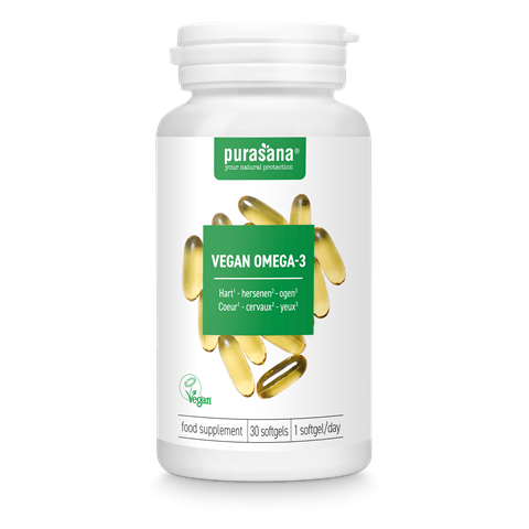 Vegan omega-3 softgels